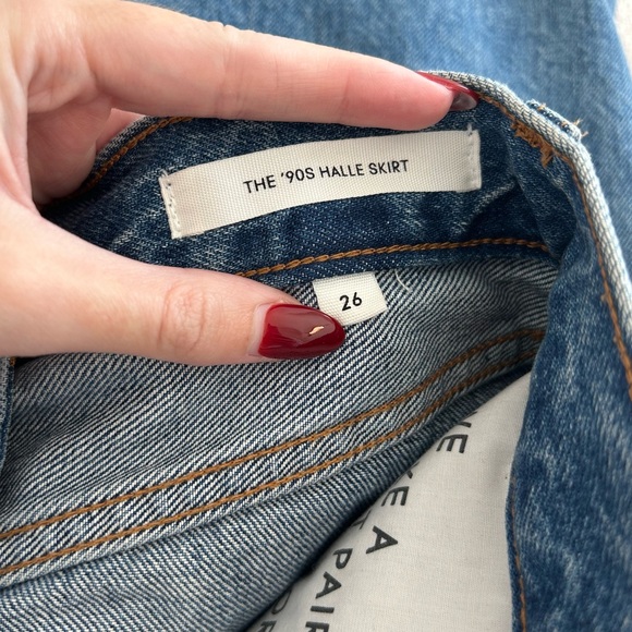 Aritzia Denim Forum The '90s Halle Denim Skirt - Picture 5 of 6